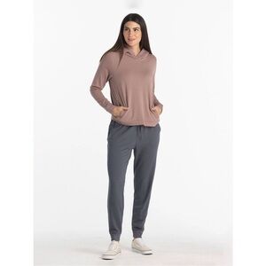 WOMENS BAMBOO LIGHTWEIGHT FLEECE FREE FLY JOGGERS NWT